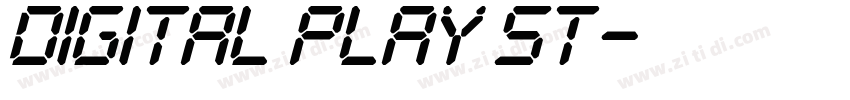 Digital Play St字体转换